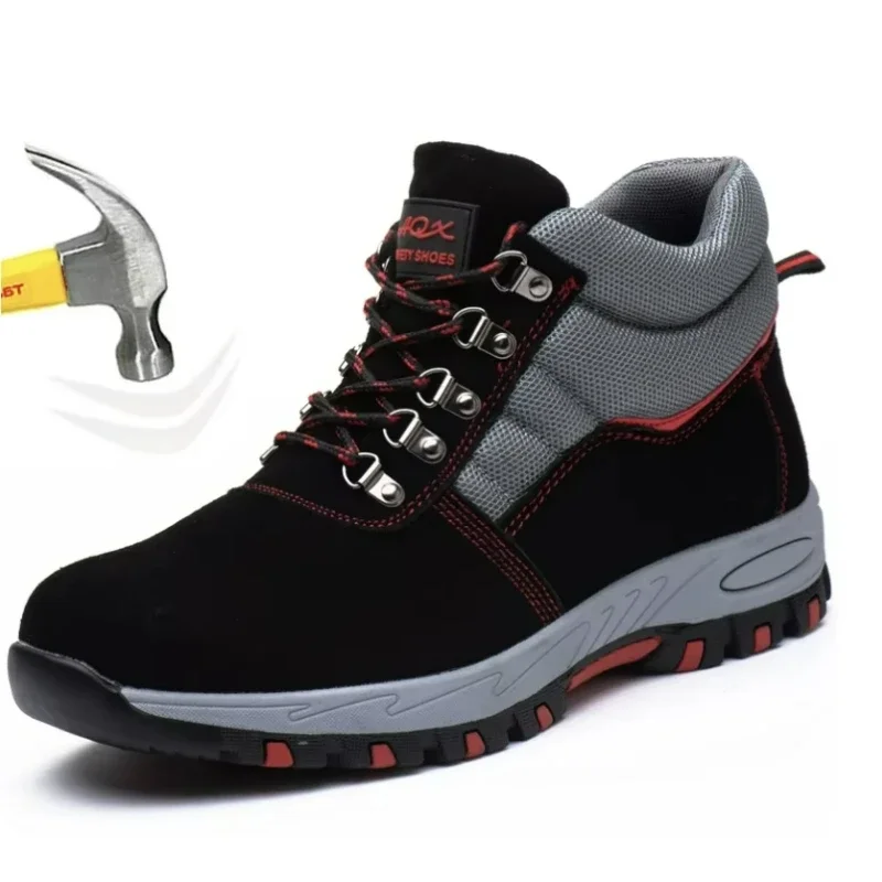 Sewing Garment - High Quality Men Safety Boots Work