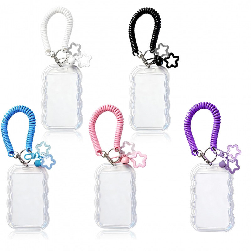 Elastic Waistband Roll - insUnique wavy edge ID card holder