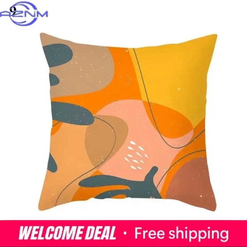 Boho Orange Abstract Cushion C - Century Textile & Sewing Supply Avenue C North Saskatoon Sk 评论和价格