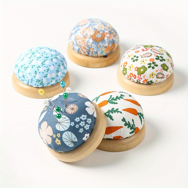 Charming Wood-Base Pin Cushion - Sewing Pin Cushion 评论和价格