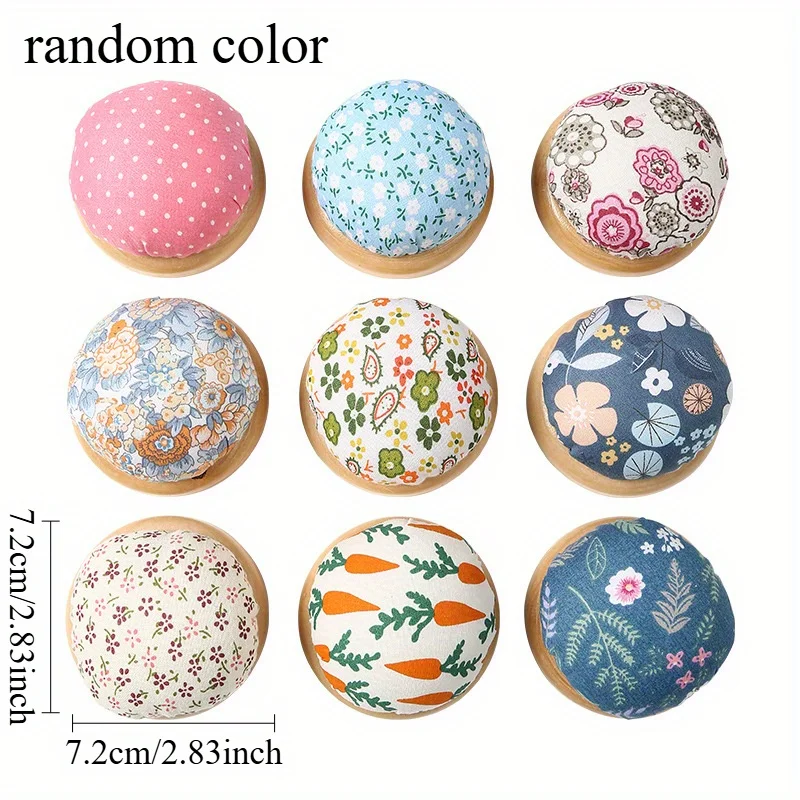 Charming Wood-Base Pin Cushion - Sewing Pin Cushion 评论和价格
