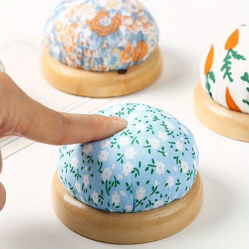 Charming Wood-Base Pin Cushion - Sewing Pin Cushion 评论和价格