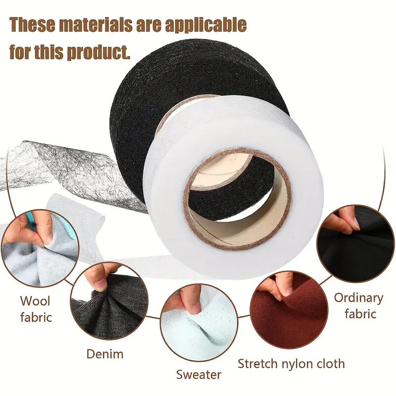 4 Roll Iron On Hemming Tape Ho - Hem Tape Fusible 评论和价格