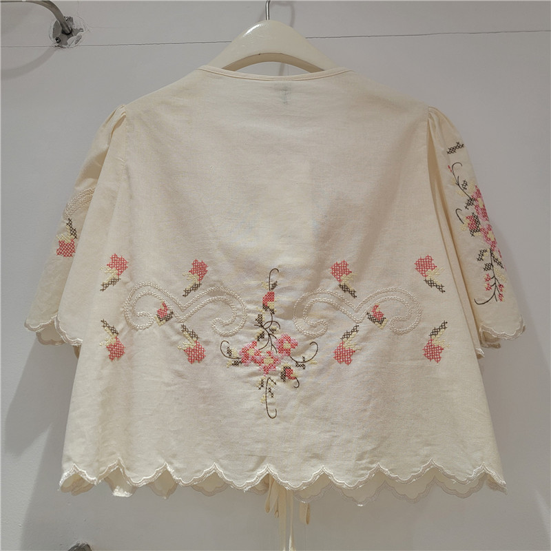 Clothland Women Summer Embroid - Sewing V 评论和价格