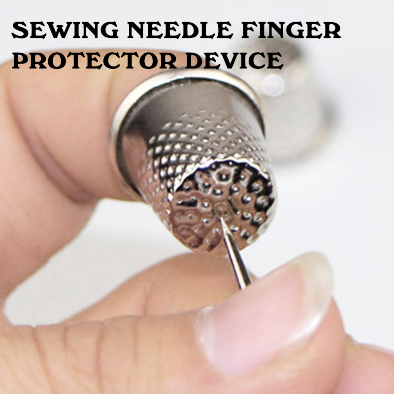 3Pcs Thimble Metal Sewing Thim - Sewing Pin Cushion 评论和价格