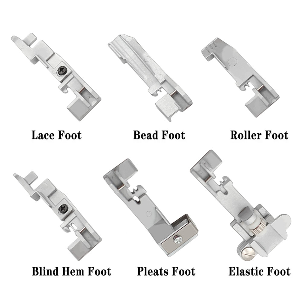 6Pcs/Set Presser Foot For Sing - Sewing Gathering 评论和价格