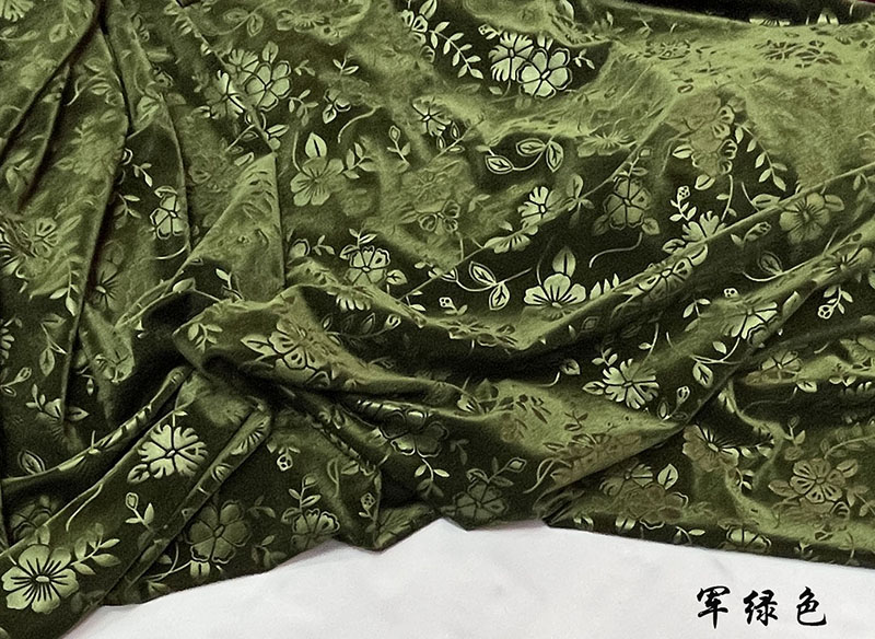 Embossed Stretch Gold Velvet F - Sewing Garment 评论和价格