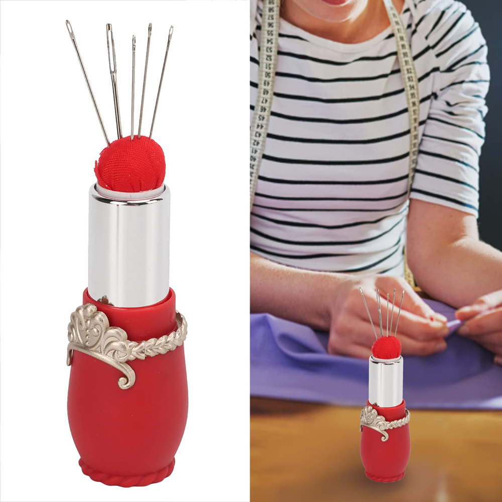 Lipstick Pin Cushion Sewing Ne - Sewing Pin Cushion 评论和价格