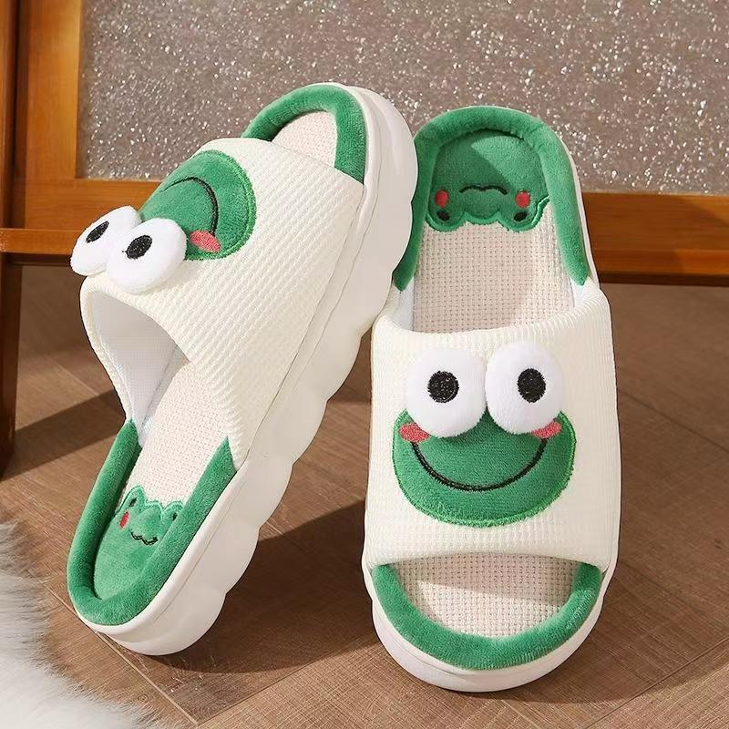 Ladies Plush Slippers Cute Fro - Sewing Garment 评论和价格