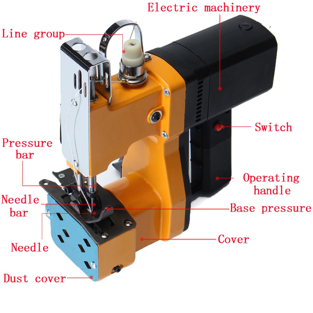 Electric Woven Bag Closing Mac - Sewing Machine In Textile Industry 评论和价格