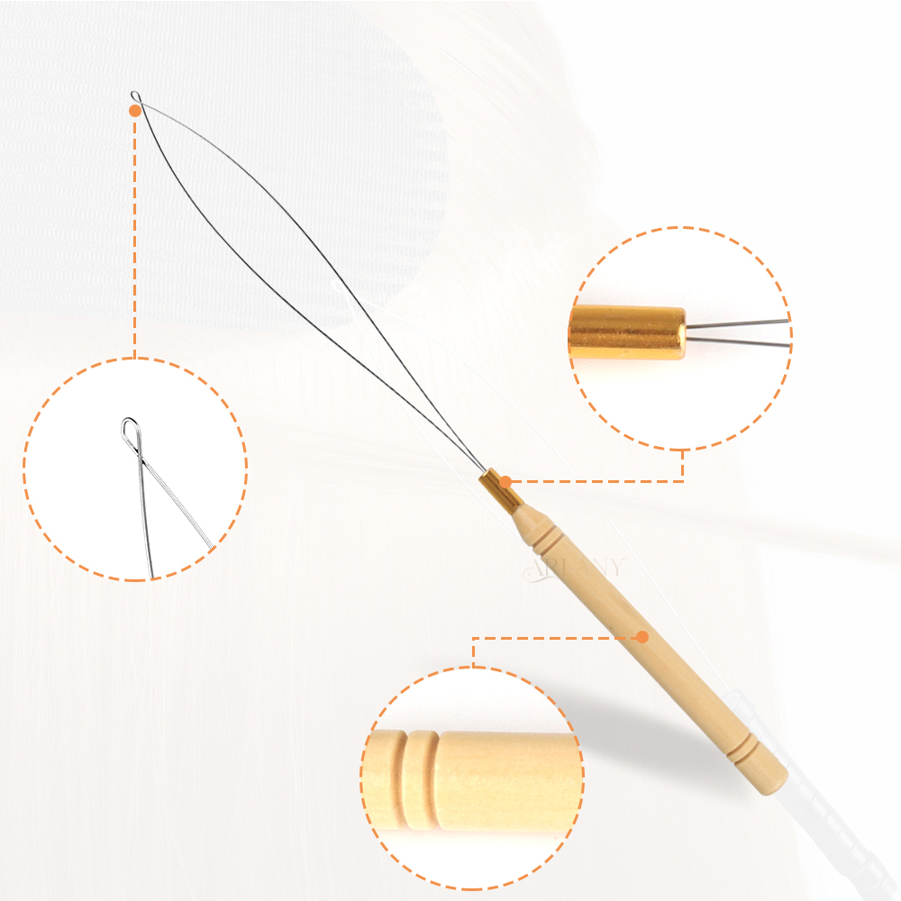 ARLANY Wooden Handle Hair Loop - Needle Threader Tool 评论和价格