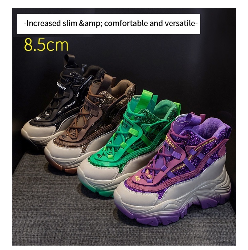 2025 Women's Hidden Wedge Snea - Sewing Garment 评论和价格