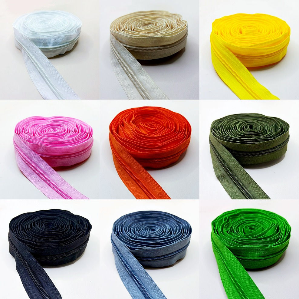5/10/50M 5# Nylon Zipper Tape  - Textile Sewing Factory 评论和价格