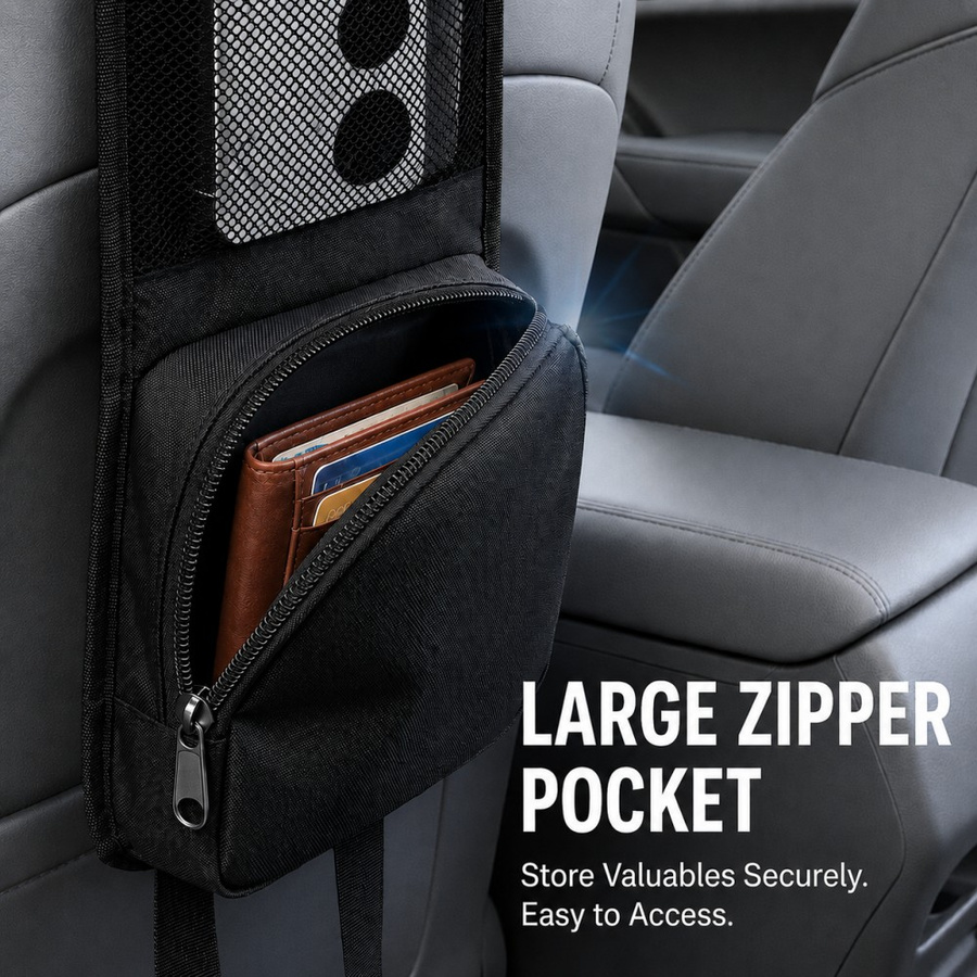 Car Seat Side Hanging Storage  - Elastic Waistband Roll 评论和价格