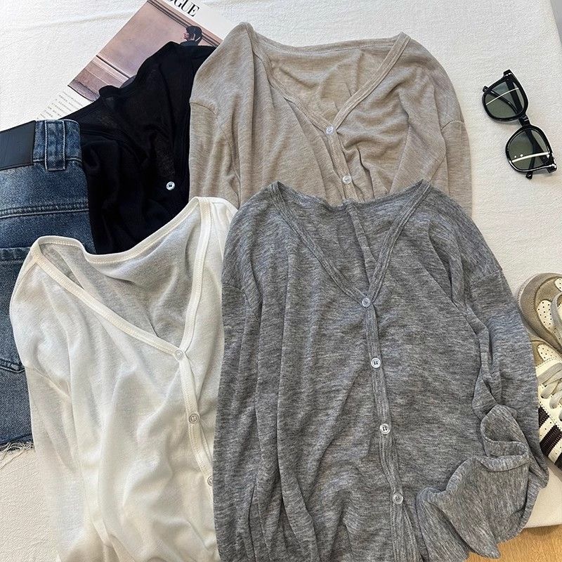 Women's Casual V-Neck Long Sle - Sewing V 评论和价格