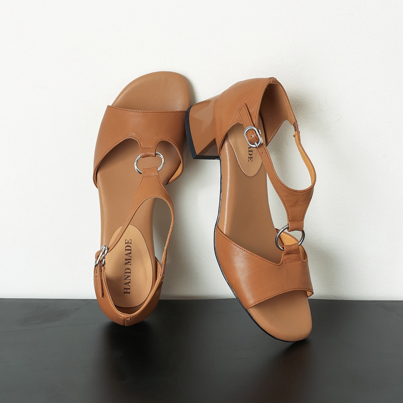 Women's new summer leather cow - Elastic Waistband Roll 评论和价格