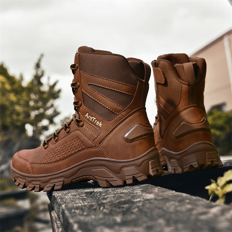 Men's wild training boots four - Sewing Garment 评论和价格
