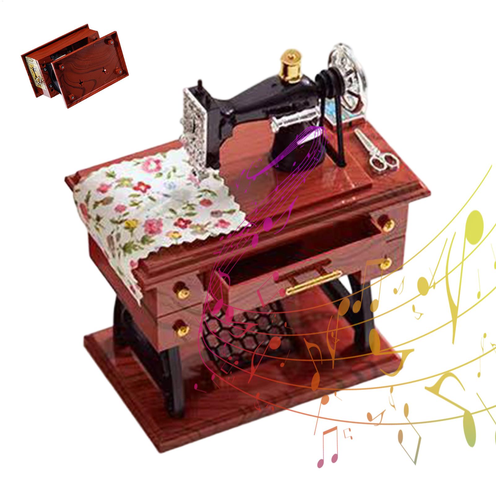 Sewing Machine Mini Music Box  - Sewing Gathering 评论和价格