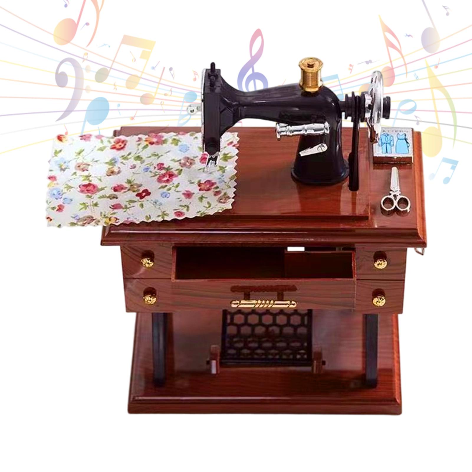 Sewing Machine Mini Music Box  - Sewing Gathering 评论和价格