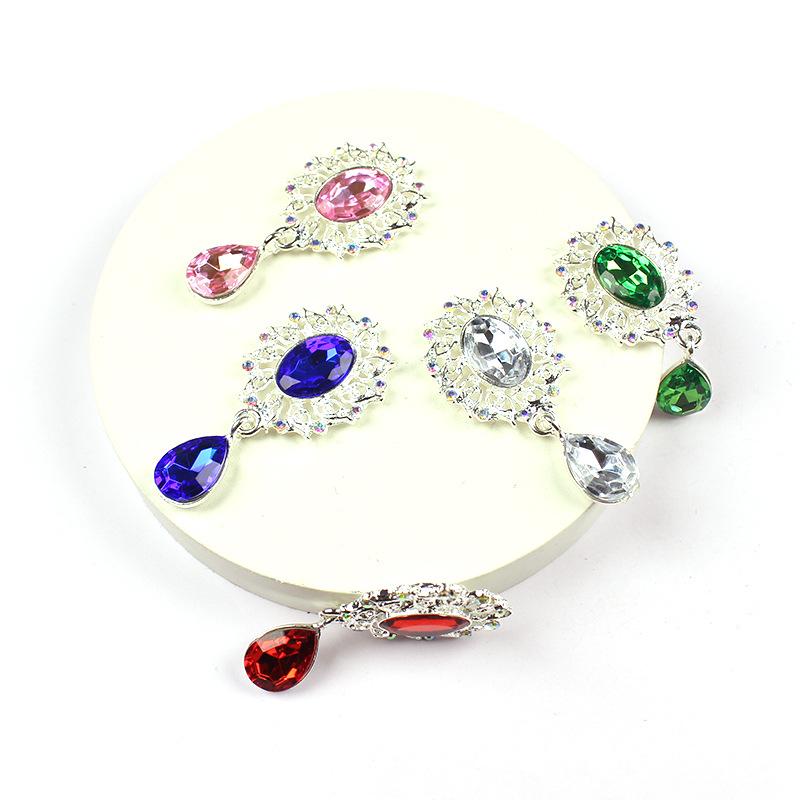 5Pcs Water Droplets Brooch Acc - Sewing Garments 评论和价格